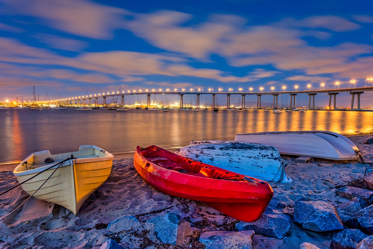 Seaport Village & Coronado Bridge